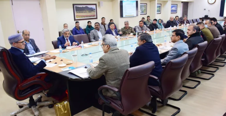 CM Omar Reviews Winter Preparedness Across J&K