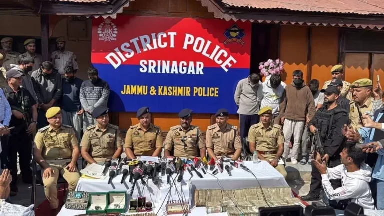 Srinagar Police Bust Inter-State Drug Network