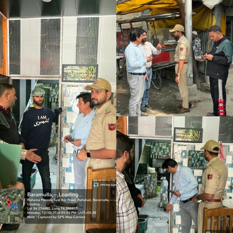 J&K Police Checks Sopore Markets for Child Labour