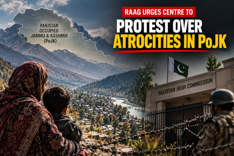 RAAG Urges Summoning Pakistan Envoy Over PoJK