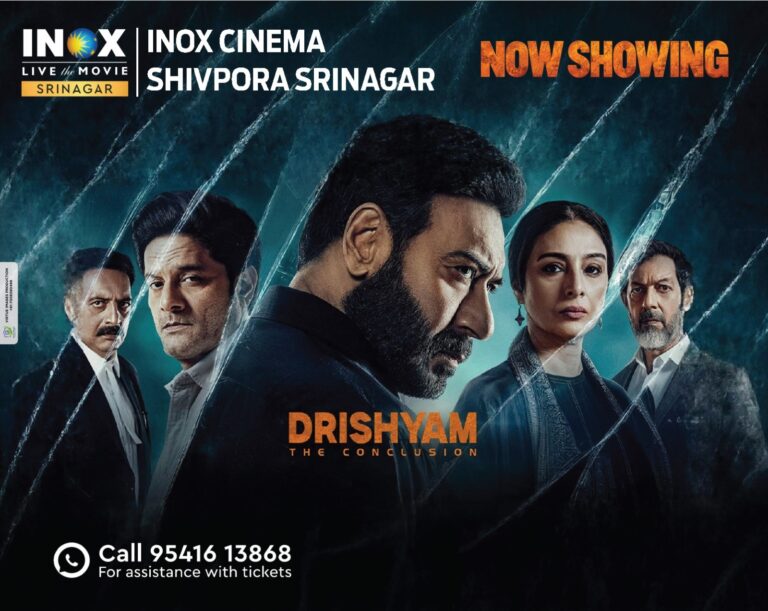Drishyam 3 Packs Houses at INOX Srinagar