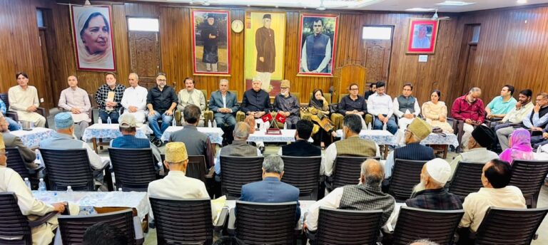 Dr Farooq Stresses Discipline, Party Constitution in Srinagar