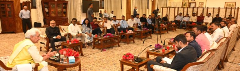 LG Sinha Credits Railways for J&K Growth