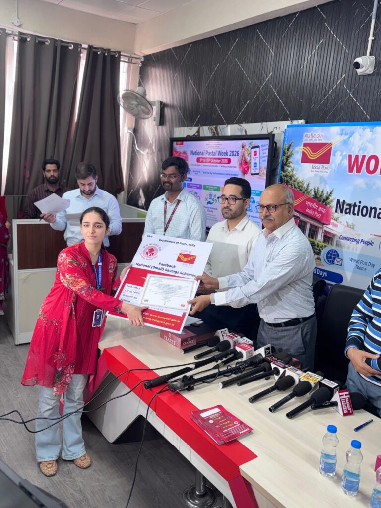 India Post Marks National Postal Week in Kashmir