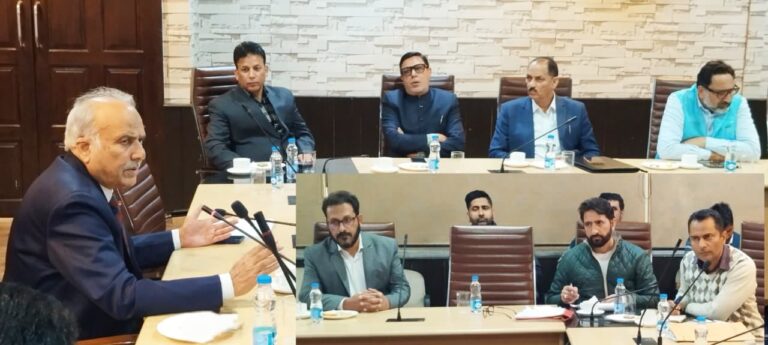 Hasnain Masoodi Chairs Privileges Committee Meeting