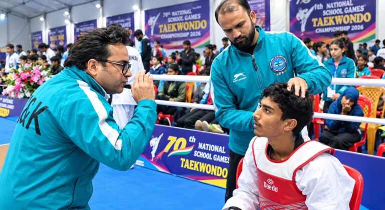 J&K’s Sarfaraaz Ahmad Wins National Taekwondo Gold