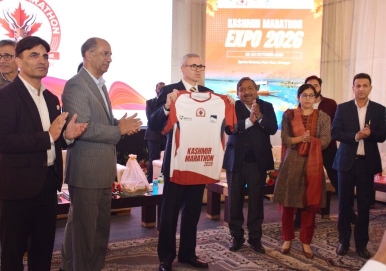 CM Inaugurates Kashmir Marathon Exposition in Srinagar