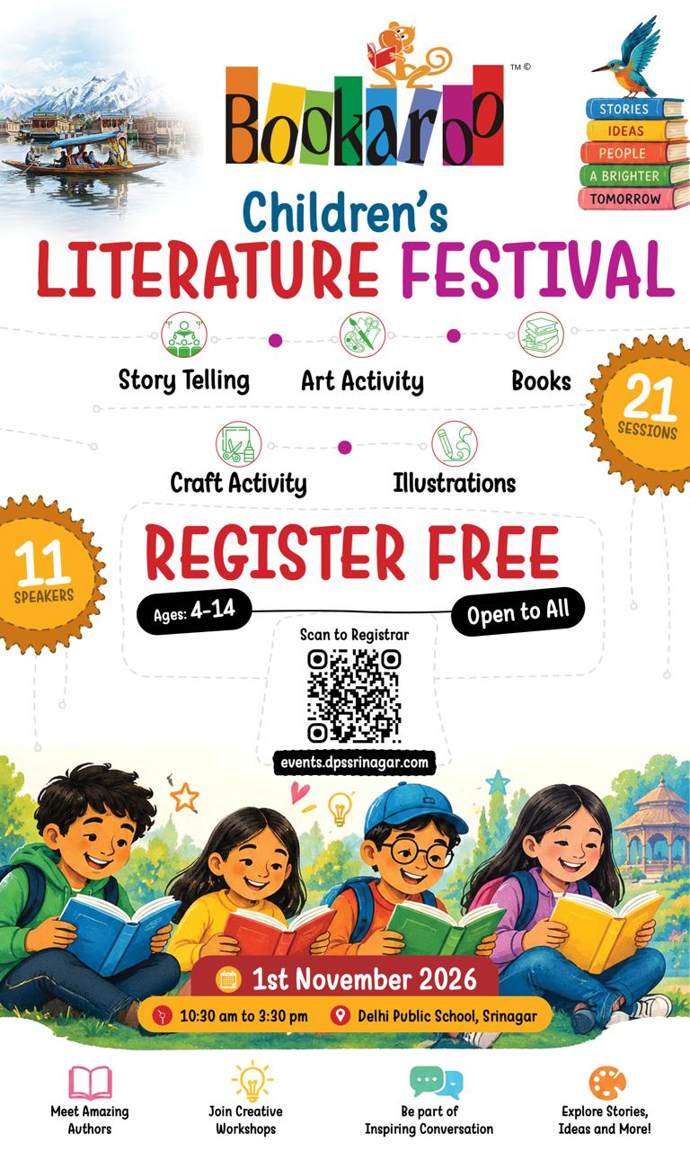 Bookaroo Festival Returns to Srinagar Celebrating Children’s Stories and Creativity