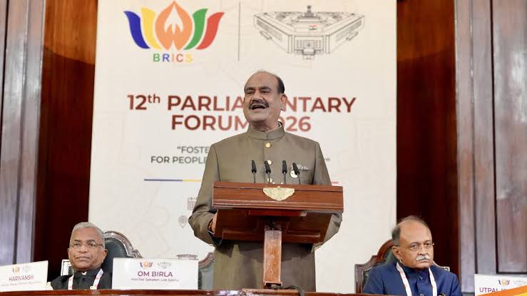 Om Birla Inaugurates 12th BRICS Parliamentary Forum