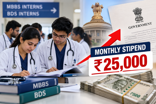 J&K Raises Stipend for MBBS and BDS Interns